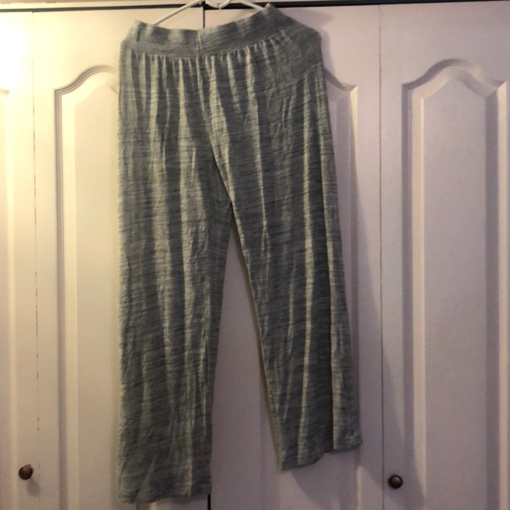gray fleece sweatpants!